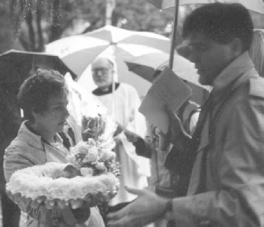 Mary Lucas and Rene Weis, Brookwood Cemetery 1993