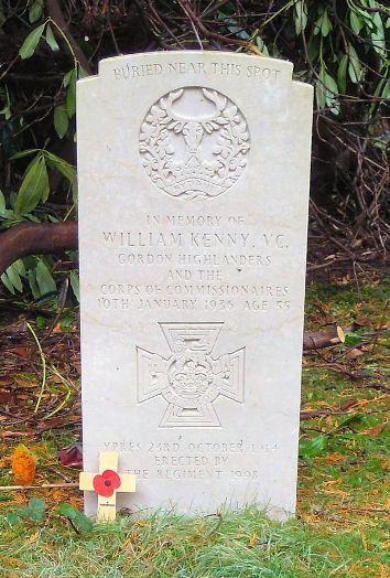Grave of William Kenny VC Brookwood Cemetery
