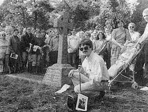 John Clarke, Brookwood Cemetery, Easter 1992