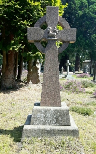 Memorial to Samuel Prentice QC at Brookwood